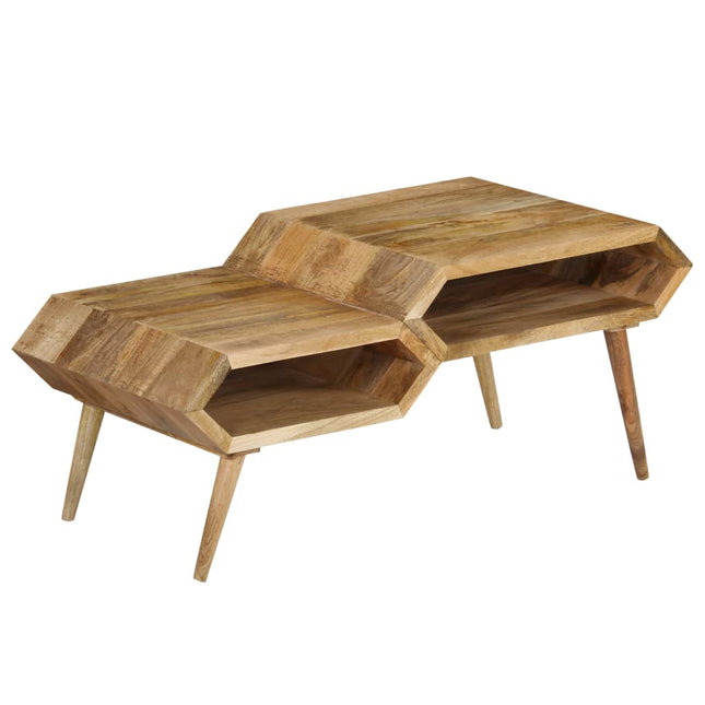 Table Basse Bois De Manguier Massif 104X50X45 Cm