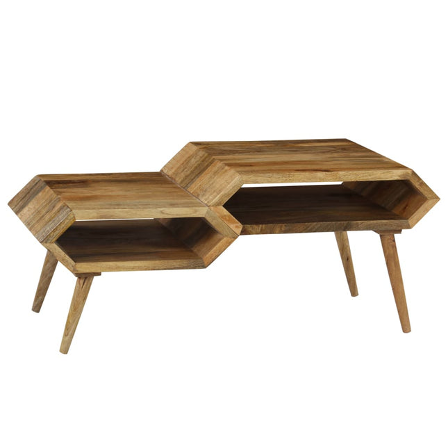 Table Basse Bois De Manguier Massif 104X50X45 Cm