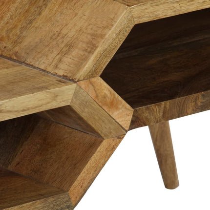 Table Basse Bois De Manguier Massif 104X50X45 Cm