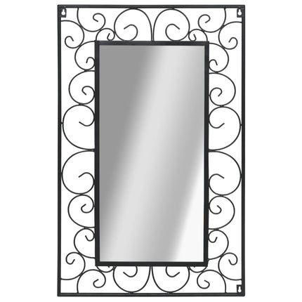 Miroir Mural Rectangulaire Noir
