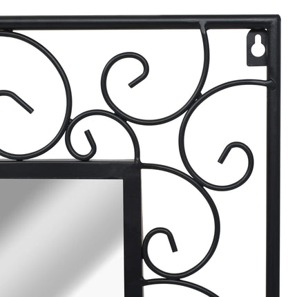 Miroir Mural Rectangulaire Noir