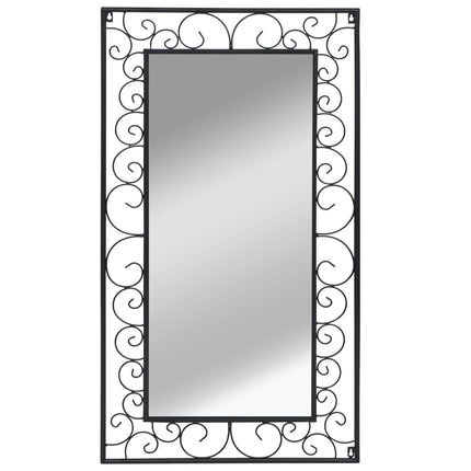 Miroir Mural Rectangulaire Noir