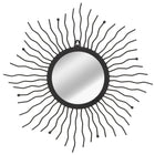 Miroir Mural Éclat De Soleil Noir