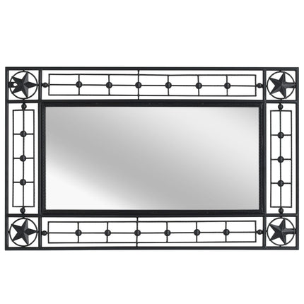 Miroir Mural Rectangulaire Noir