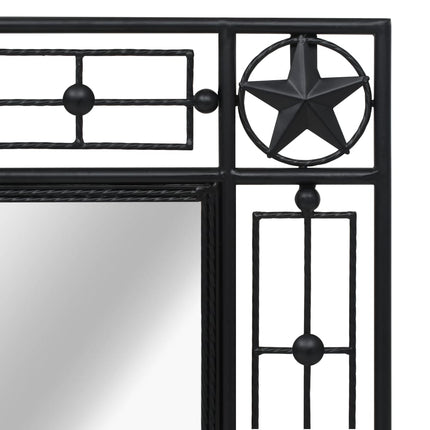 Miroir Mural Rectangulaire Noir