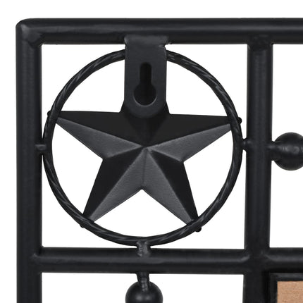 Miroir Mural Rectangulaire Noir