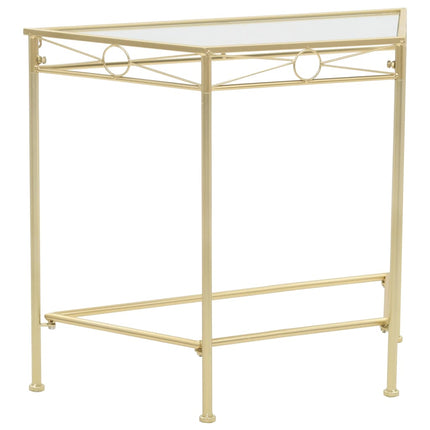 Table D'appoint Style Vintage Métal 87 X 34 X 73 Cm