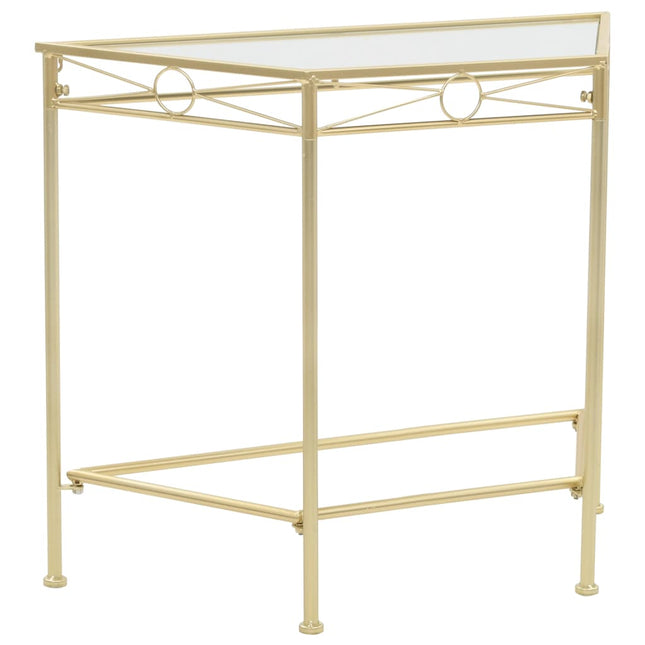 Table D'appoint Style Vintage Métal 87 X 34 X 73 Cm