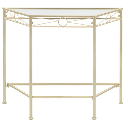 Table D'appoint Style Vintage Métal 87 X 34 X 73 Cm