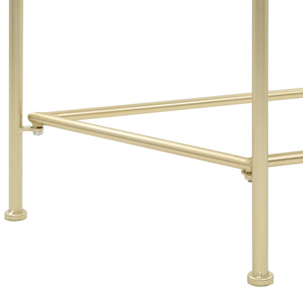Table D'appoint Style Vintage Métal 87 X 34 X 73 Cm