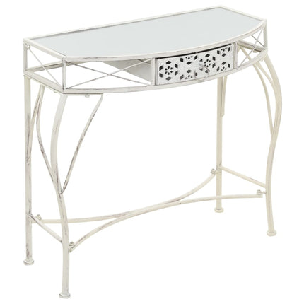 Table D'appoint Style Français Métal 82 X 39 X 76 Cm