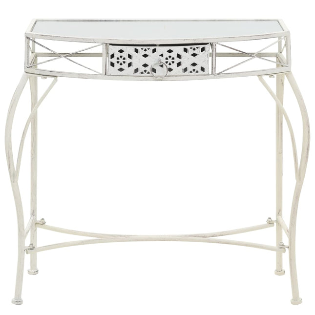 Table D'appoint Style Français Métal 82 X 39 X 76 Cm