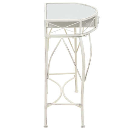 Table D'appoint Style Français Métal 82 X 39 X 76 Cm