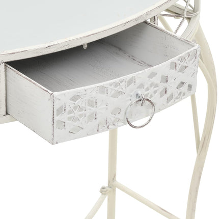 Table D'appoint Style Français Métal 82 X 39 X 76 Cm