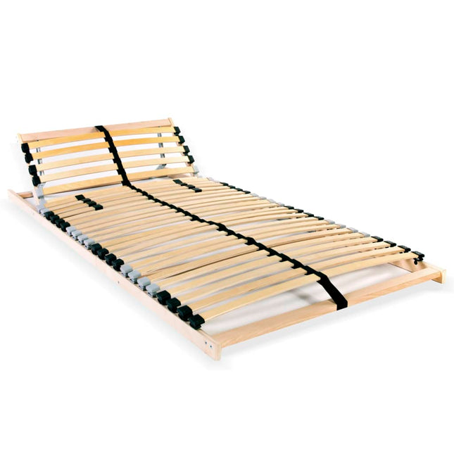 Sommier À Lattes Sans Matelas Avec 28 Lattes 7 Zones