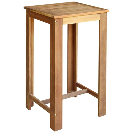 Table De Bar Bois D'acacia Massif