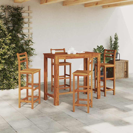 Table De Bar Bois D'acacia Massif