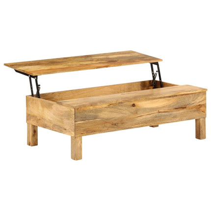 Table Basse Bois De Manguier Massif 110X55X35 Cm
