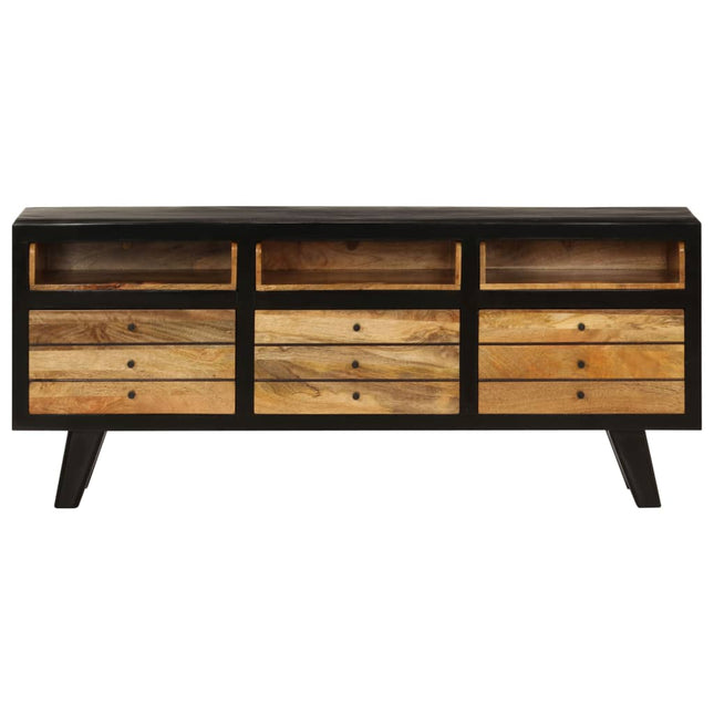 Meuble Tv Bois De Manguier Massif 120X30X50 Cm