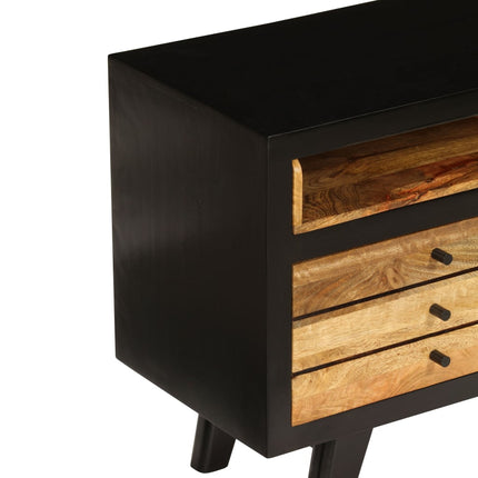 Meuble Tv Bois De Manguier Massif 120X30X50 Cm