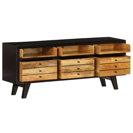 Meuble Tv Bois De Manguier Massif 120X30X50 Cm