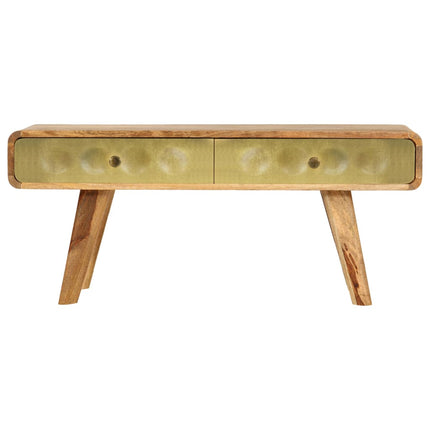 Table Basse Bois De Manguier Massif 90X50X40 Cm
