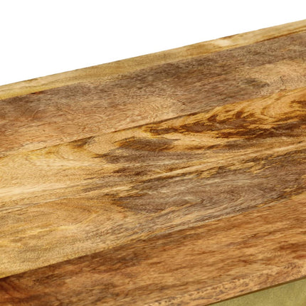 Table Basse Bois De Manguier Massif 90X50X40 Cm