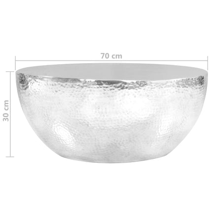 Table Basse Aluminium Martelé É