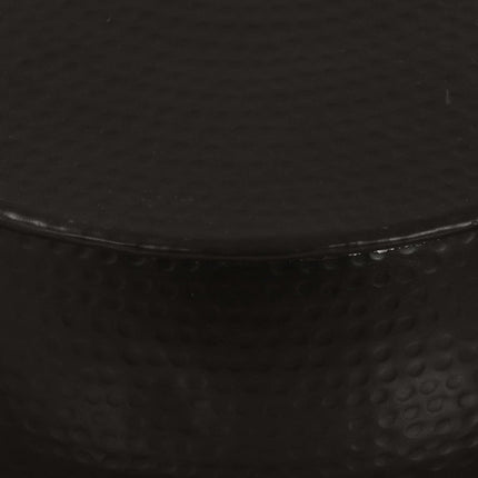 Table Basse Aluminium Martelé 70X30 Cm Noir