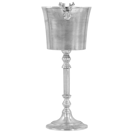 Seau À Champagne Aluminium Solide 39X29X71 Cm Argenté