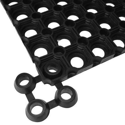 Tapis 2 Pcs Caoutchouc 16 Mm 60 X 80 Cm