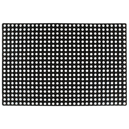 Tapis 2 Pcs Caoutchouc 16 Mm 60 X 80 Cm
