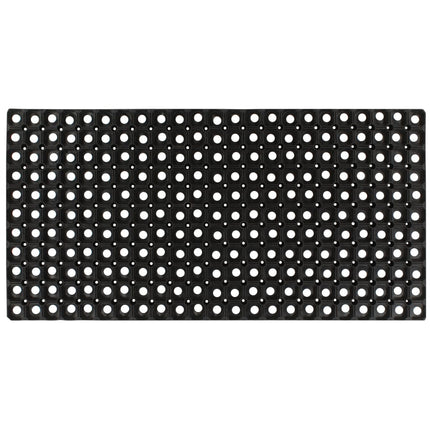 Tapis 2 Pcs Caoutchouc 16 Mm 60 X 80 Cm