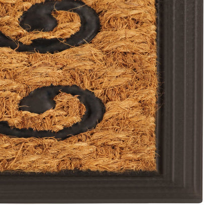 Paillasson Fibre De Coco Et Caoutchouc 45 X 75 Cm