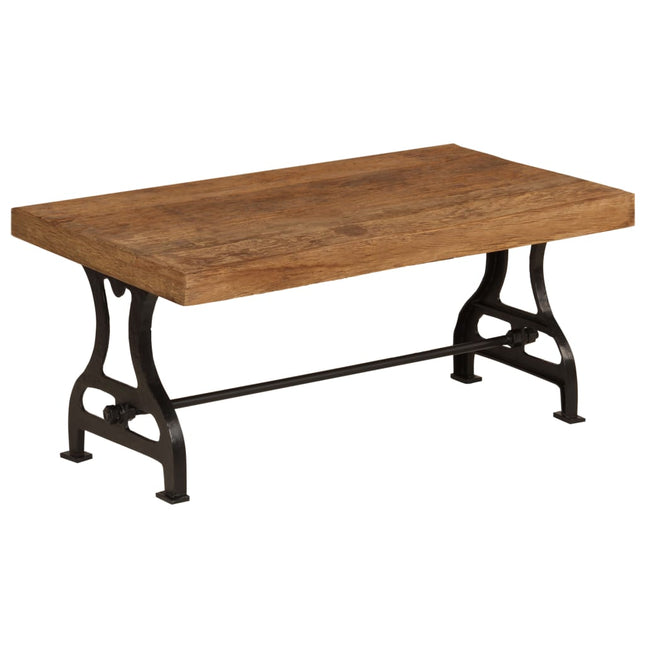 Table Basse Bois De Récupération Massif 100X60X40 Cm