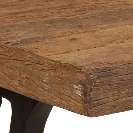 Table Basse Bois De Récupération Massif 100X60X40 Cm