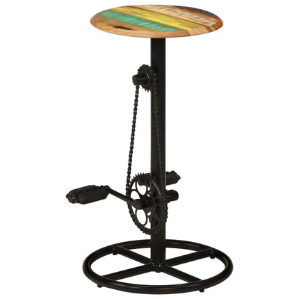 Tabourets De Bar Lot De 2 Bois Massif De Récupération