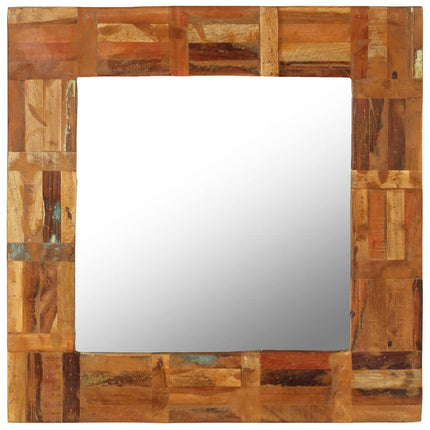 Miroir Mural Bois De Récupération Massif