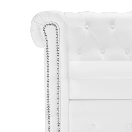 Canapé Chesterfield En Forme De L Cuir Synthétique