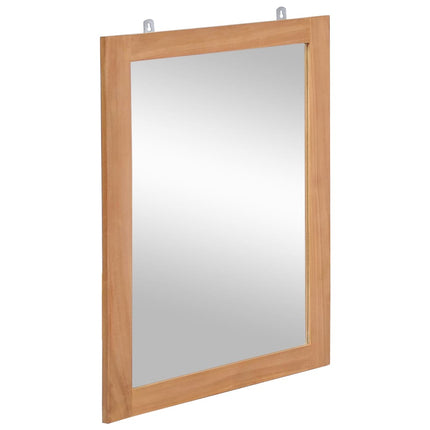 Miroir Mural Teck Massif 50 X 70 Cm