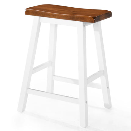 Table Et Tabouret De Bar 5 Pcs Bois Massif