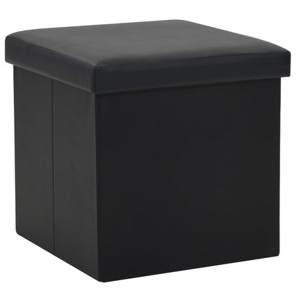 Tabouret De Rangement Pliable Similicuir