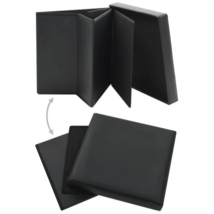 Tabouret De Rangement Pliable Similicuir