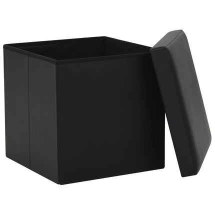 Tabouret De Rangement Pliable Similicuir