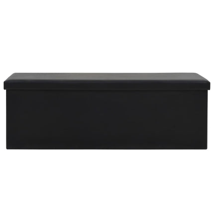 Banc De Rangement Pliable Similicuir 110 X 38 X 38 Cm