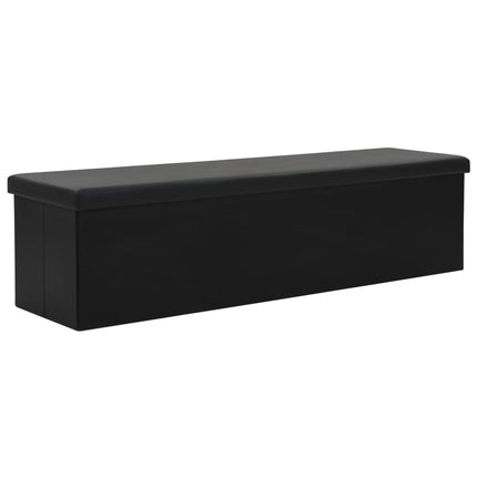 Banc De Rangement Pliable Similicuir 150 X 38 X 38 Cm