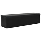 Banc De Rangement Pliable Similicuir 150 X 38 X 38 Cm