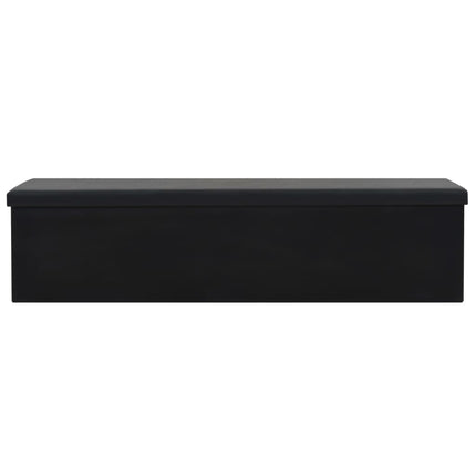 Banc De Rangement Pliable Similicuir 150 X 38 X 38 Cm