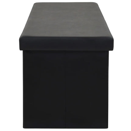 Banc De Rangement Pliable Similicuir 150 X 38 X 38 Cm