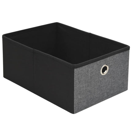 Banc De Rangement Pliable Faux Lin 76 X 38 X 38 Cm